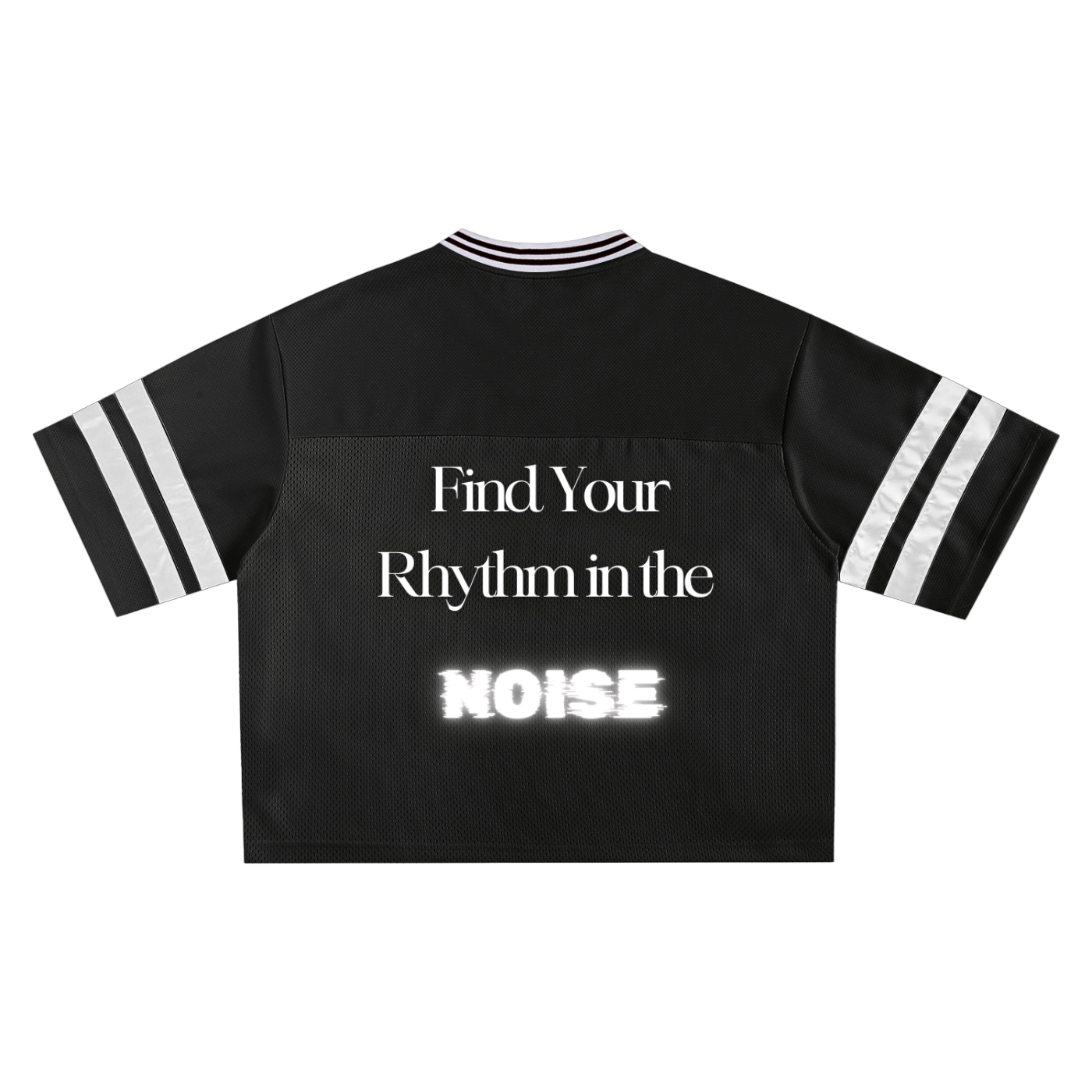 Taped Mesh Boxy T-shirt