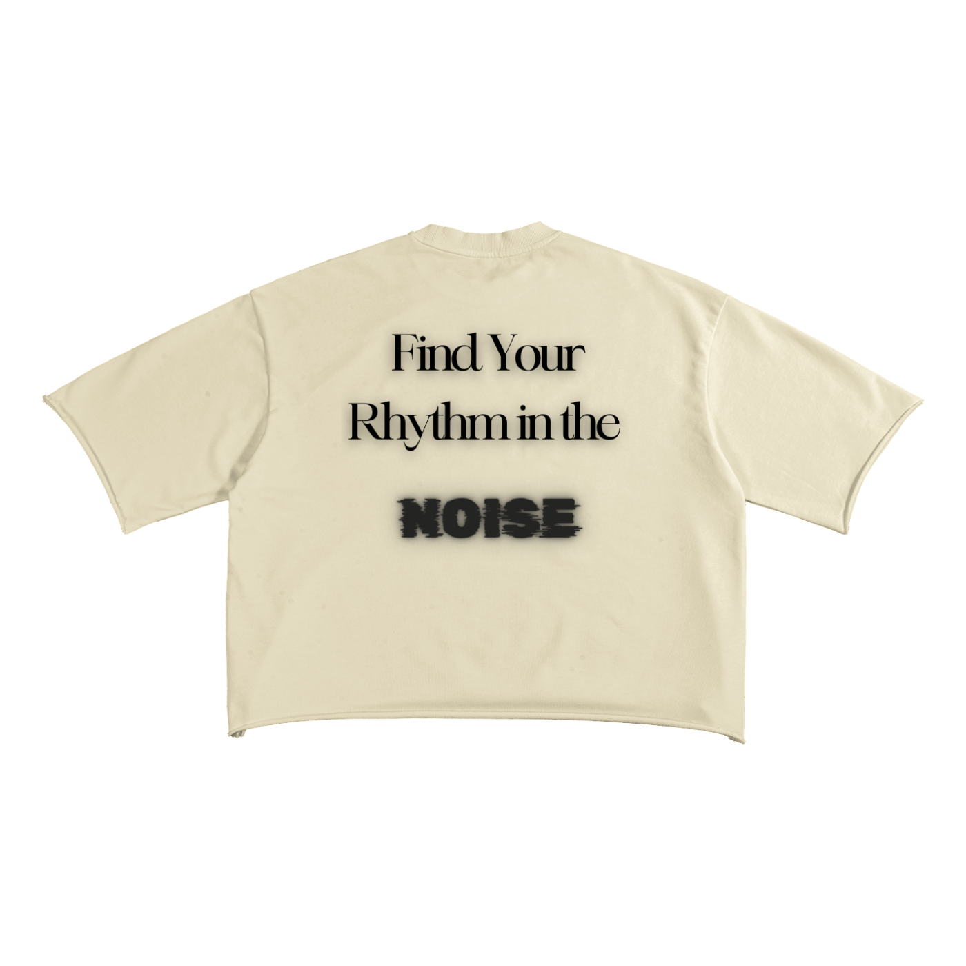 French Terry Raw Edge T-shirt