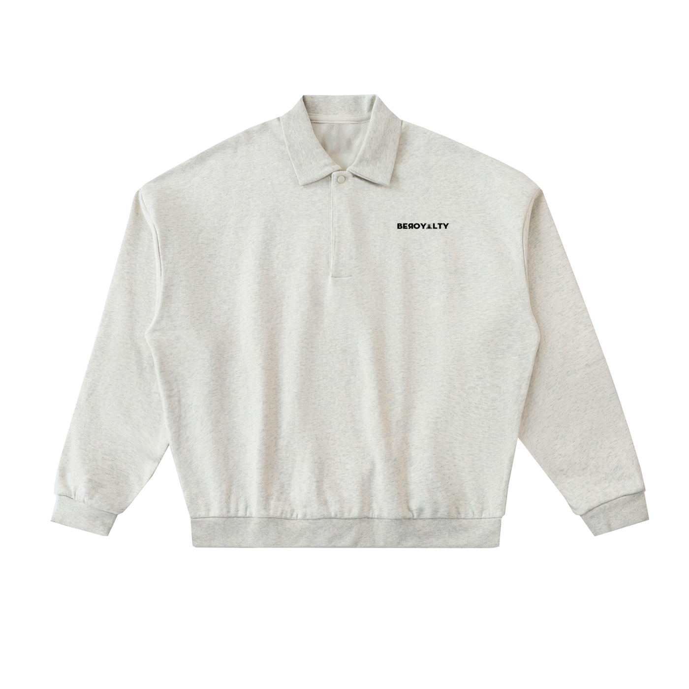 Heavyweight Fleece Polo Sweatshirt